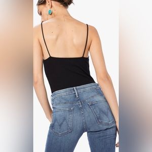 MOTHER Denim High Waisted Looker Ankle in Hop on Hop Off Wash